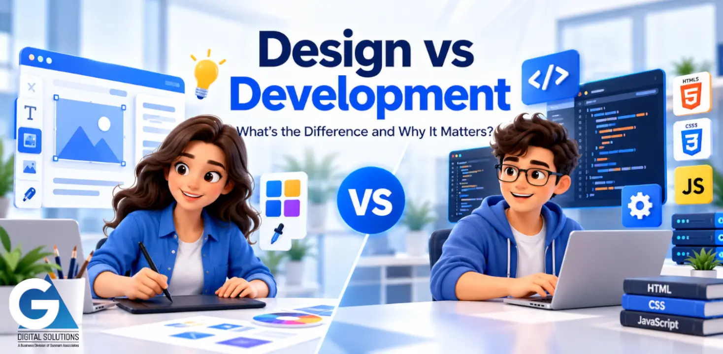 Website Design vs Development